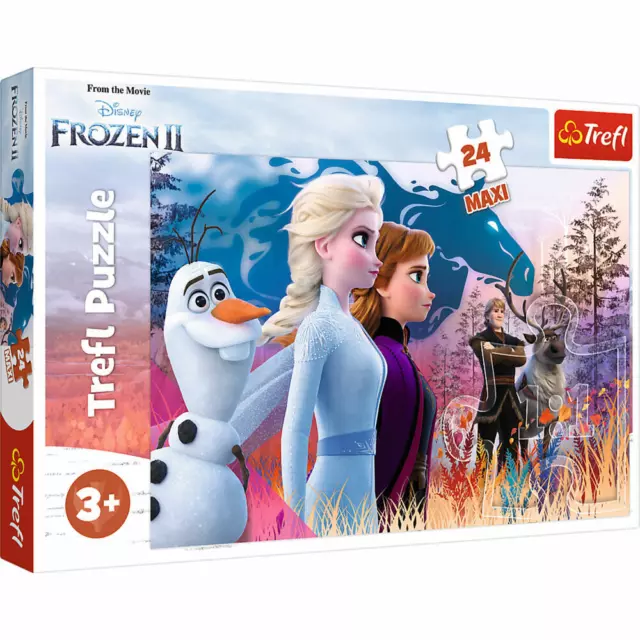 Trefl Maxi puzzle Disney Frozen 2, puzzle pour enfants, 24 pièces, 60 x 40 cm...