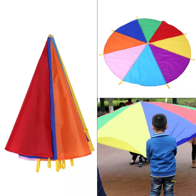 2m Kids Play Rainbow Parachute for Outdoor Game Development Exercise Activity