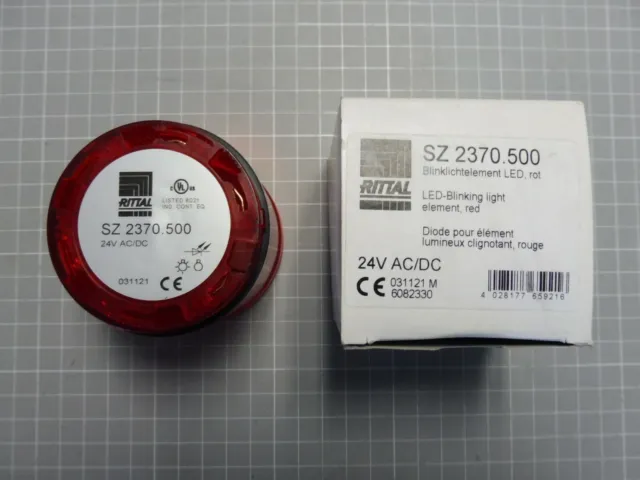 1 x Rittal LED Blinklichtelement Rot SZ 2370.500 2370500
