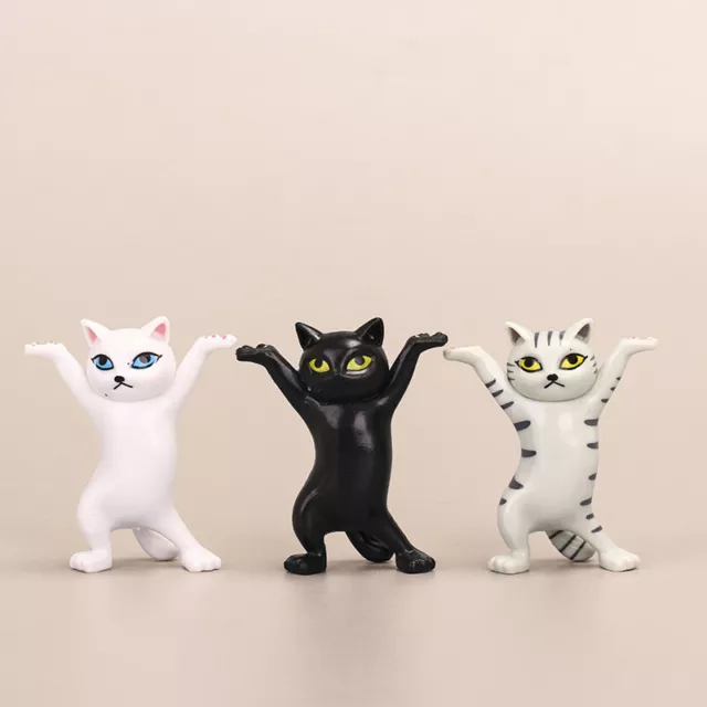 5pcs Cat pen holder bracket Funny Cat Pen Holder Kids Gift Weightlifting -wl 3