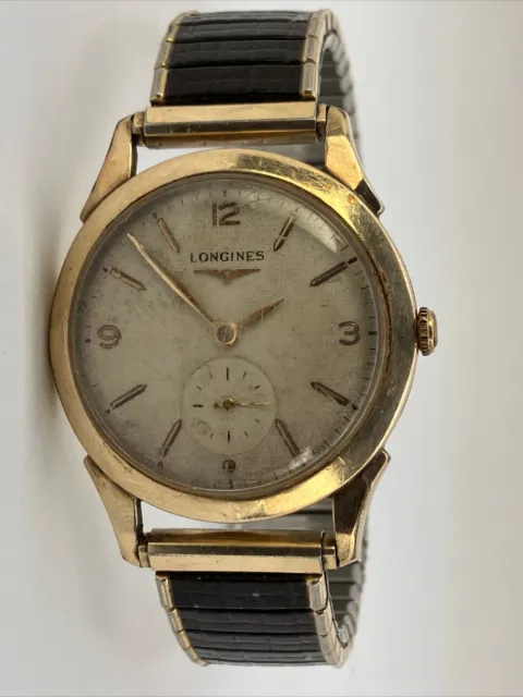 VTG 1950s? Longines Mechanical 10K Gold Filled Watch Still Works 👀 3 Days ONLY