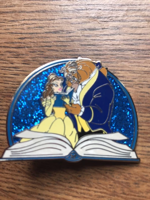DISNEY BEAUTY AND the Beast 30th Anniversary Belle Beast Reading LE PIN ...