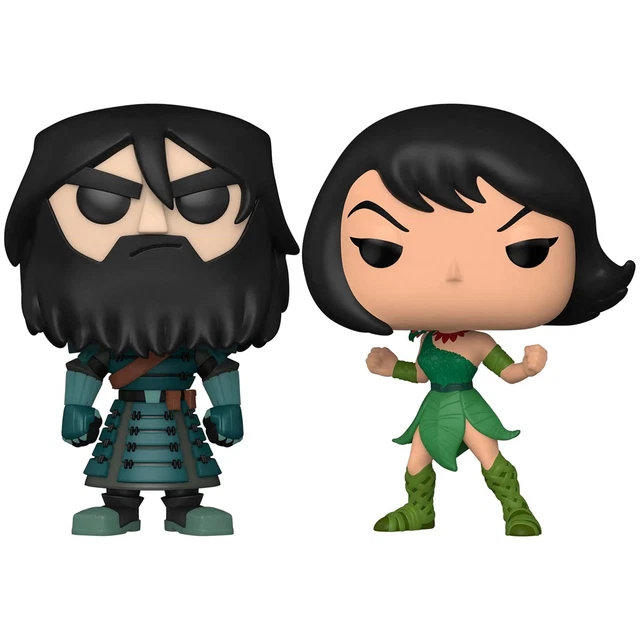 Funko Pop Lotto Pacchetto Di 2 Samurai Jack - Armored Samurai Jack, Ashi