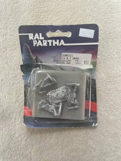 Ral Partha All Things Dark & Dangerous Zombies 4&1 Grave Miniature Unpainted D&D