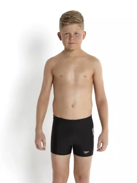 Speedo Maillot De Bain Junior Aquashort Taille 30 Pouces Séchage Rapide...