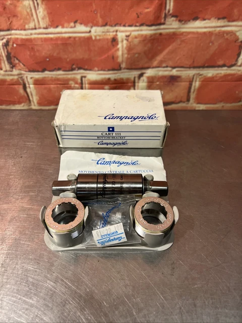 Boîtier De Pédalier Campagnolo Veloce Vintage – Aluminium Argenté, Pour Vélo De Route (1.37x24, 70 Nm)