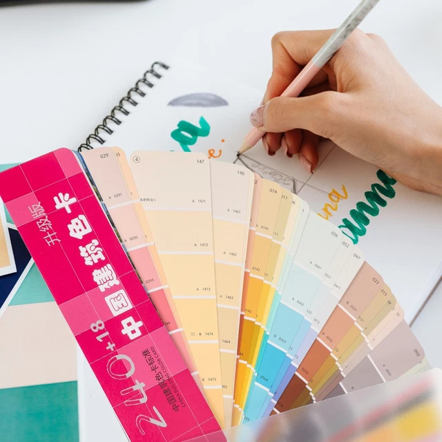 PAINT COLOR CARD Colour Combination Cards Charts for Palette Colors £14 ...