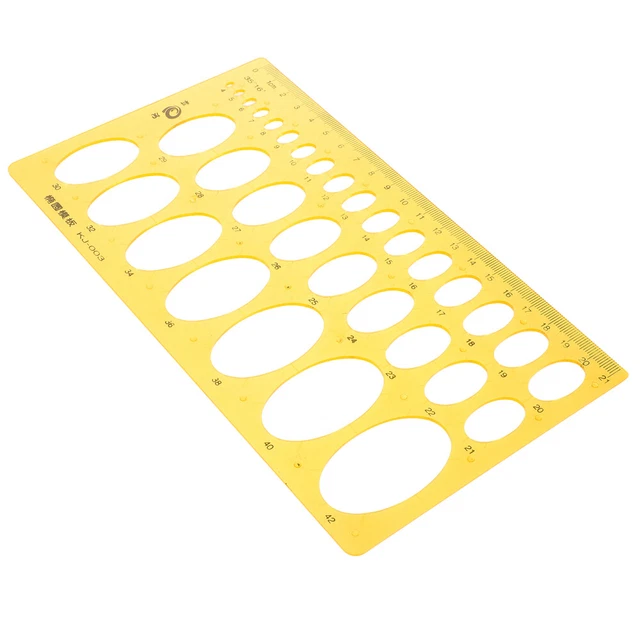 Elips Ruler ELLIPSE MEASURING RULERS Scale Rules with Templates Drawing £6.25 ...