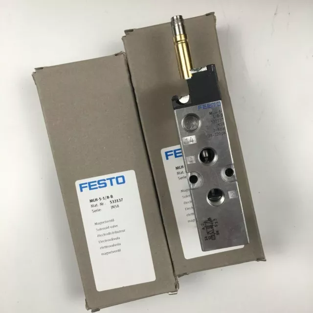 1PC New Festo MLH-5-1/8-B 533137 Solenoid Valve