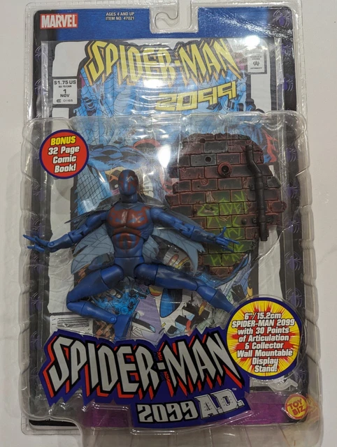 Toy Biz Spider-Man Classics 2099 AD Marvel Legends Figure Comic 2001 Rare