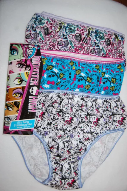 6 Packs Girls 100 Cotton Underwear Briefs Kids Breathable Panties 0-6T  Toddler 