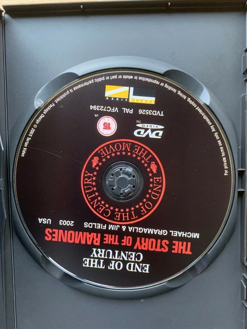END OF THE Century Story Ramones DVD 2003 New York Punk Musique