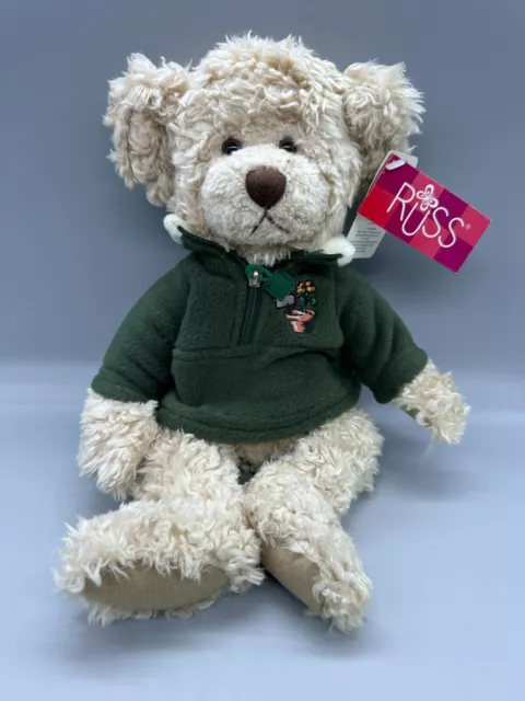 RUSS Teddy Bear Wyevale 40th Anniversary Russ Berrie Fleece Jumper with Tags
