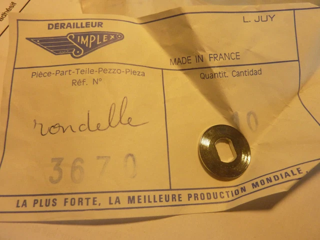 SIMPLEX # 3670 rondelle manettes Washer Shifters New gear lever bicycle SJ SLJ EUR 5,00 - FR