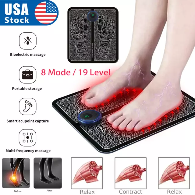 EMS Foot Massager Leg Reshaping Electric Deep Kneading Muscle Pain Relax Machine