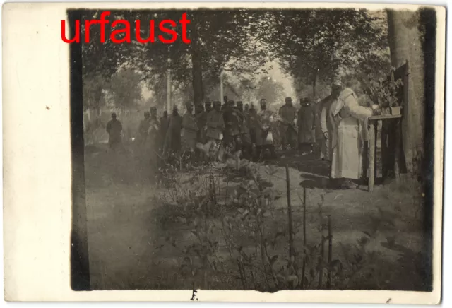 French WWWI Field Mass Priest Service Photo