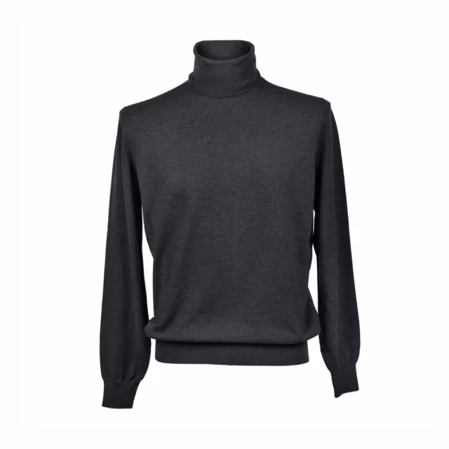 Brunello Cucinelli Men's 100% Cashmere Turtle Neck Sweater/Pullover