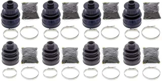 Complete Front & Rear Inner & Outer CV Boot Repair Kit YFM700 Grizzly EPS 09-15