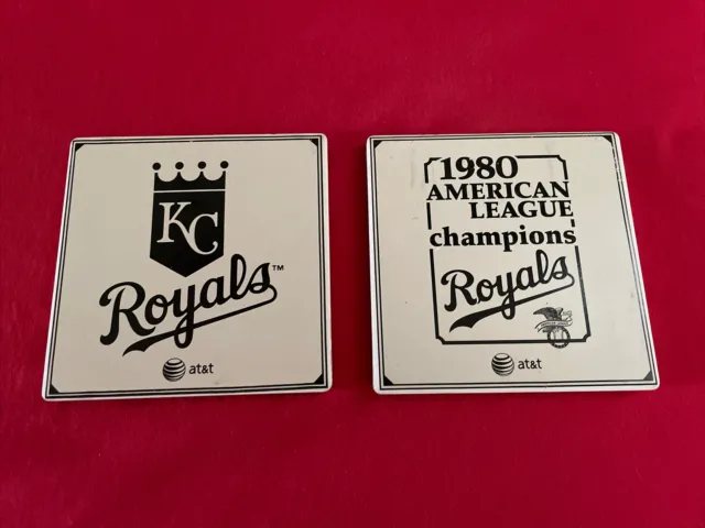 Kansas City Royals Coaster Set 1980 American League Champions