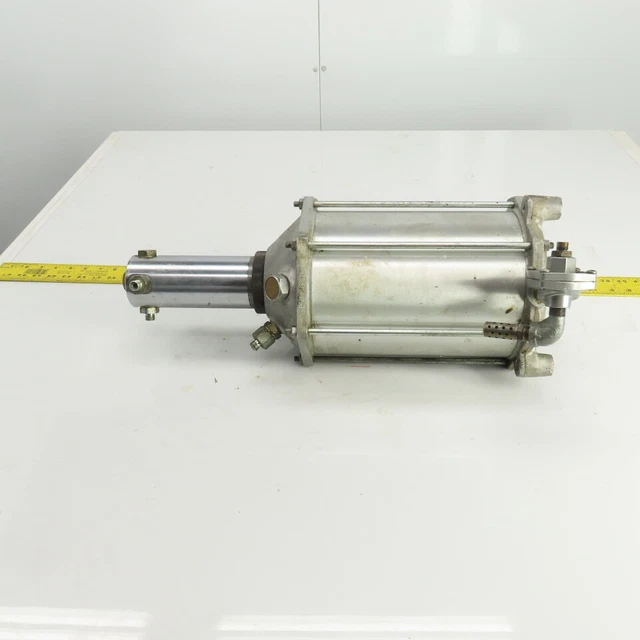Ram Power Air/Hydraulic Booster 49/1 Intensification 119PSI Air 5831PSI Oil Max