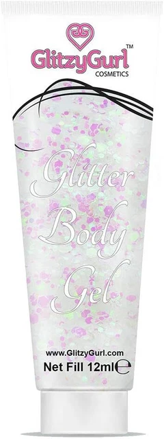 Gel glitter olografico viso e corpo 12 ml glitter cosmetico, glitter corpo, capelli