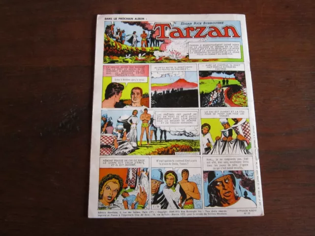 COLLECTION TARZAN n°55. Editions Mondiales 1972. Tout en couleurs 2