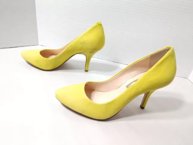 FLAWED INC International Concepts Pumps Heels Shoes Chartreuse ZITAH Size 5 M