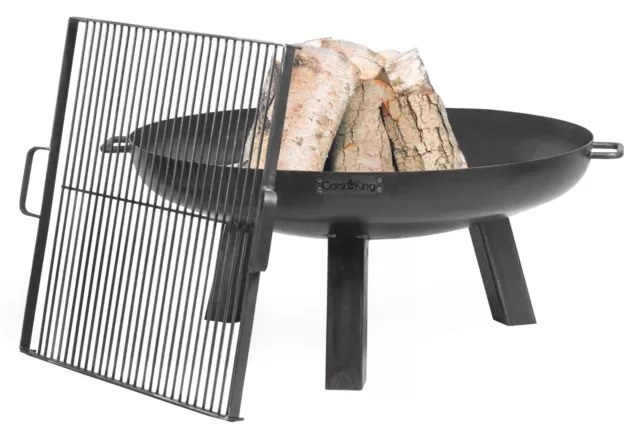 "Polo" 100 cm chimenea para jardín de acero cesta de fuego barbacoa 3