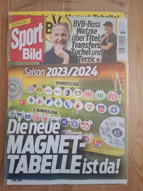 Sport Bild Magnettabelle 2022 23 Bestellen SPORT BILD SPORTBILD inkl. Magnettabelle Saison 2023/2024 1. + 2