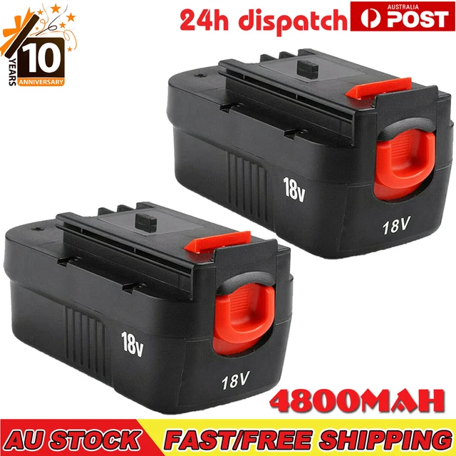 4X Max FOR BLACK & DECKER HPB18 HPB18-OPE 244760-00 18 VOLT 4.8Ah NI-MH  BATTERY