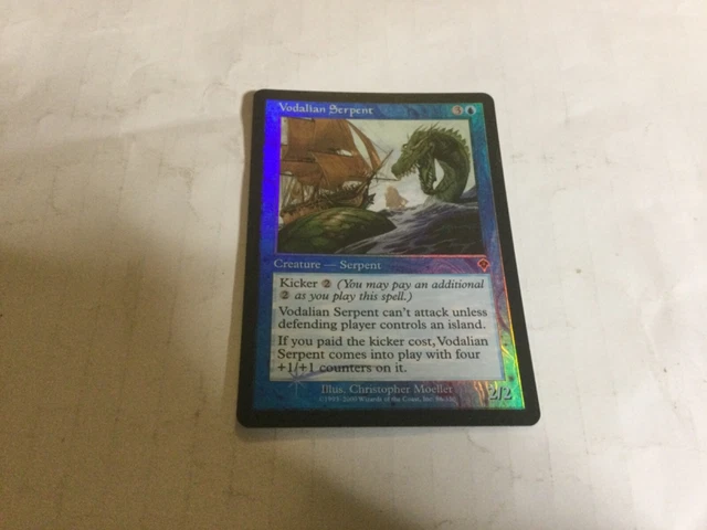 Vodalian Serpent Foil MTG Magic the gathering card