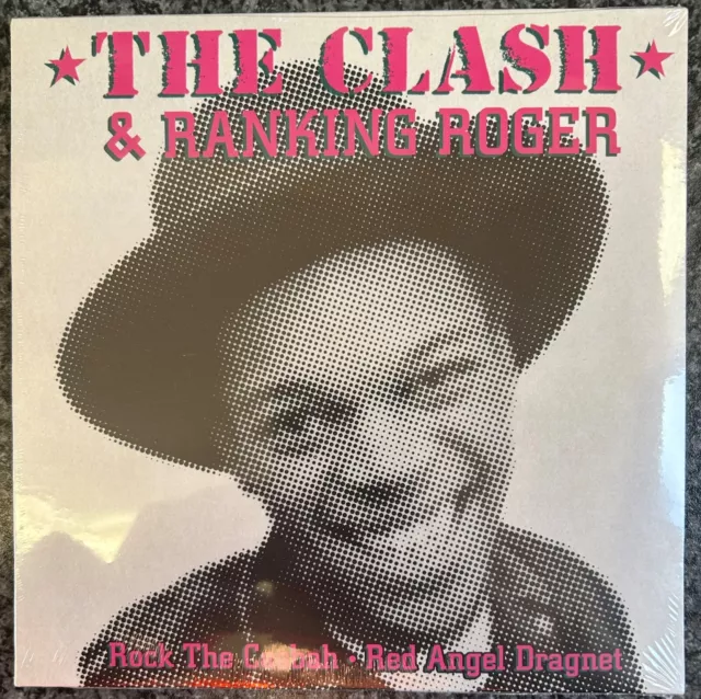 The Clash Ranking Roger Rock The Casbah Red Angel Dragnet Sealed 7" Vinyl