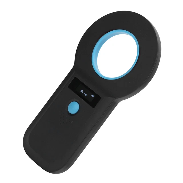 Scanner etichette animali lettore di etichette portatile cane gatto 134,2 kHz W90B EMID GF0