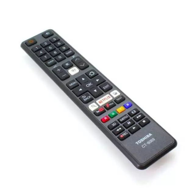 NEW CT-8069 Remote Control for Toshiba 55U6763DB 55" Freeview Play Smart 4K UHD