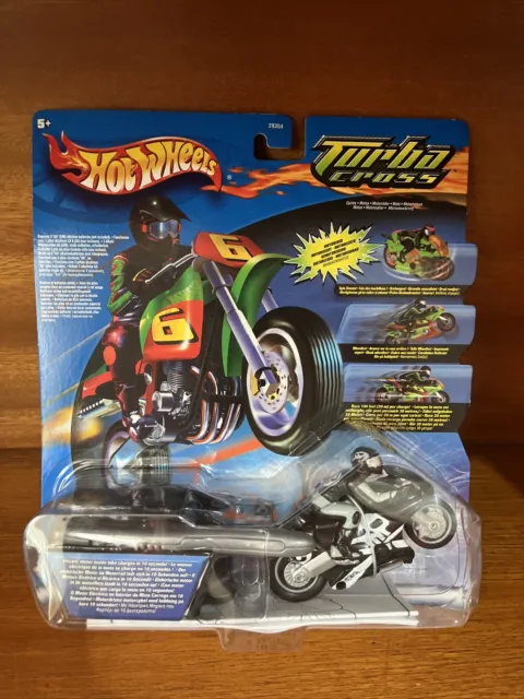 Hot Wheels Turbo Cross Motorrad 29354 veröffentlicht 2000 (022420)