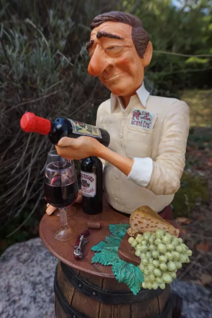 Fo85547 Figurine Metier L Amateur De Vin Caviste Forchino The Wine Lover Vigne 2