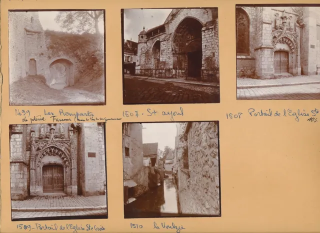 PROVINS - 37 Photos Vues anciennes de la Ville Seine et Marne - Pl 1149