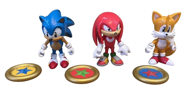 Bonecos Tomy Sonic The Hedgehog - Classic And Modern Tails With Comic Book  T22069