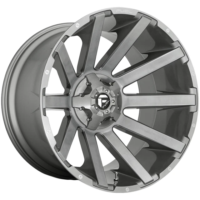 Fuel D714 Contra 20x10 5x4.5"/5x5" -18mm Platinum Wheel Rim 20" Inch