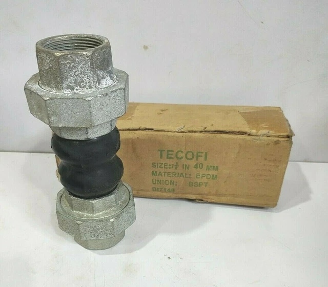 Tecofi DN40 (3.8cm) Bellow EPDM Rubbe Espansione Giunto DN40