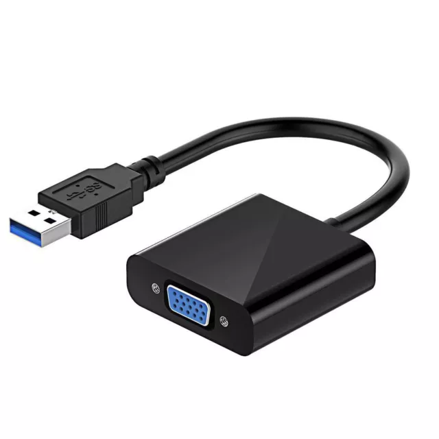 USB 3.0 to VGA Converter External Video Adapter Multi-Display Graphic Card