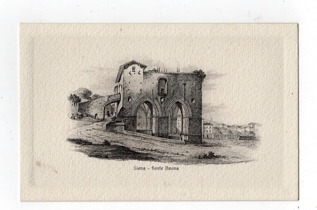 Siena   Fonte  Nuova   Cartolina Nr 35   Ill.  Petrucci  Ediz.giuntini Nv