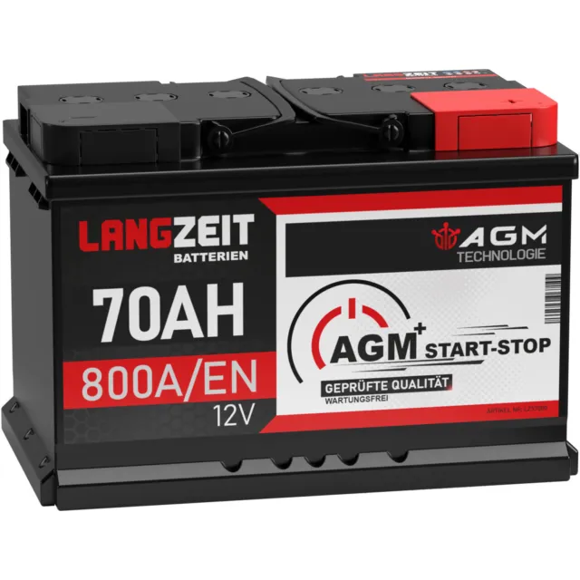 Varta AGM 68 Ah 12V Auto Batterie aus 2023 8W0915105A