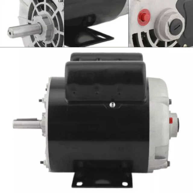 1*Air Compressor Electric Motor 2HP 56 Frame Single Phase 120/240V 3450RPM US