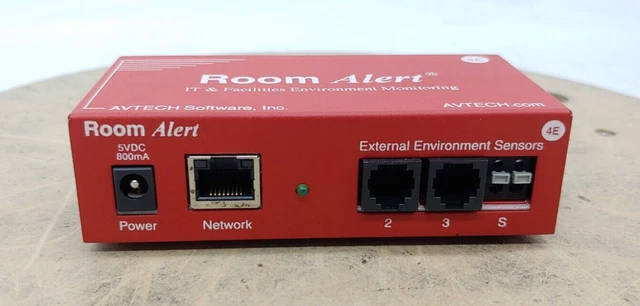 AVTECH Room Alert 4E Environmental Monitor