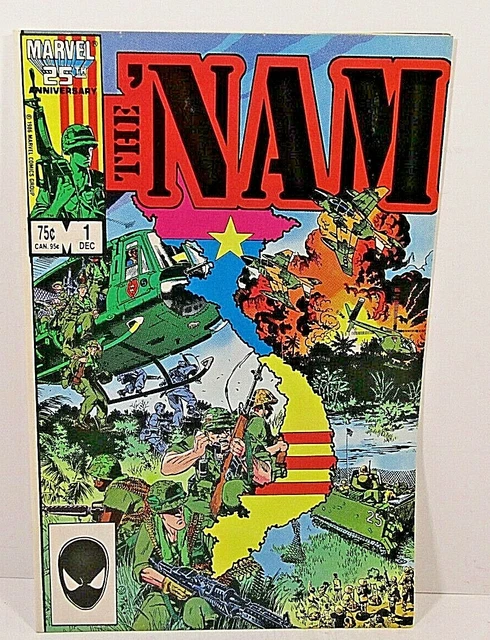 VTG 1986 Marvel Comics Universe The Nam #1 Vietnam War Stories Michael Gorden
