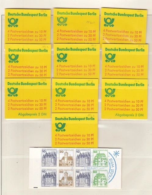 Berlin: 11 Markenheftchen Nr. 11ca postfrisch!    (67)