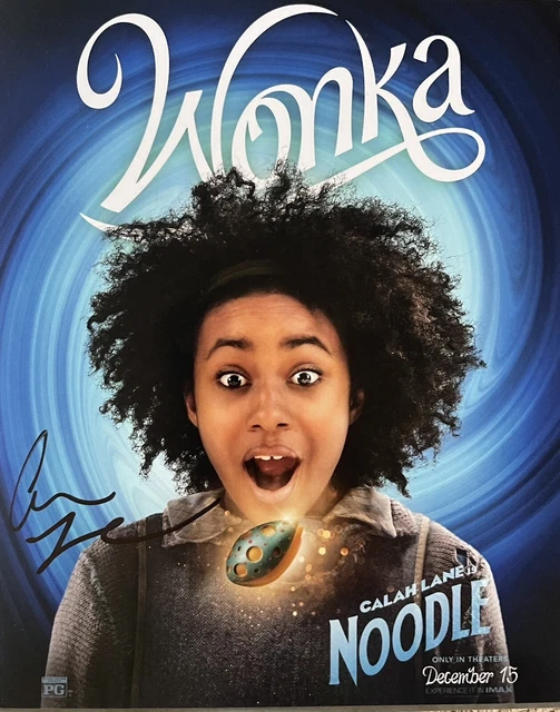 Calah Lane Wonka Signed 10x8 Photo