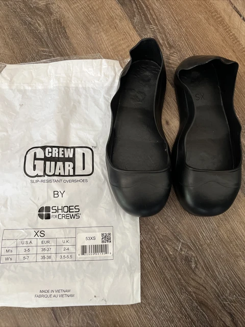 CrewGuard Shoes For Crews Latex Slip Resistant Overshoes steel toe XS