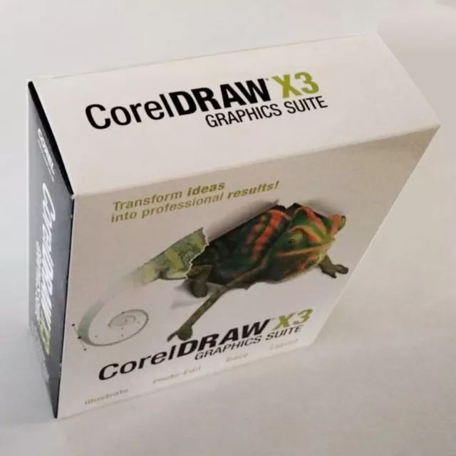 CorelDRAW Graphics Suite X3 (inglés) + serie